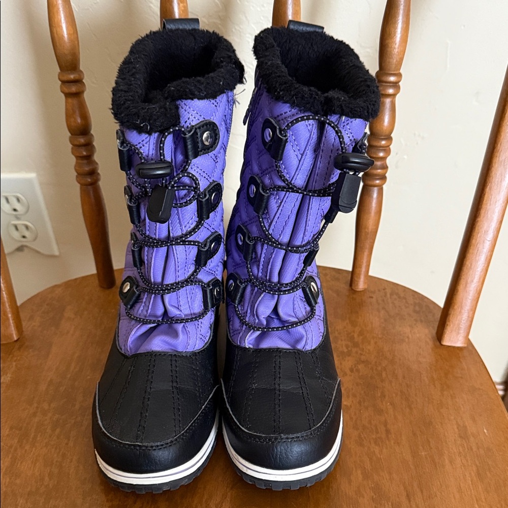 Totes Kids  Snow Boots - Purple and Black